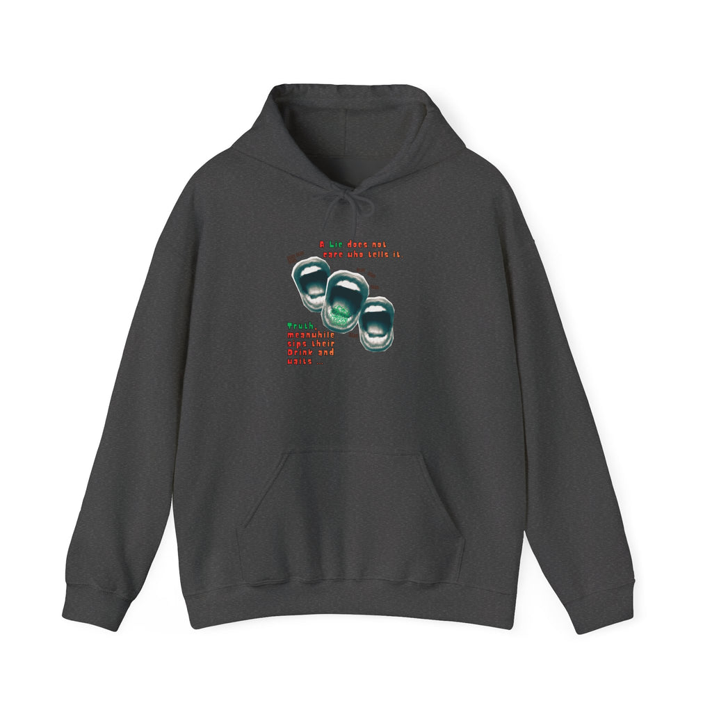 A Lie Doesn’t Care Who tells It Sweatshirt |Sarcastic Truth & Wisdom Crewneck