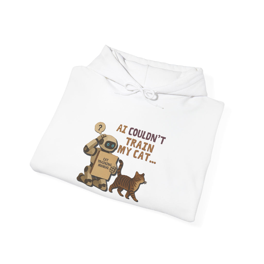 AI Couldn’t Train My Cat Sweatshirt | Funny Cat Lover Gift