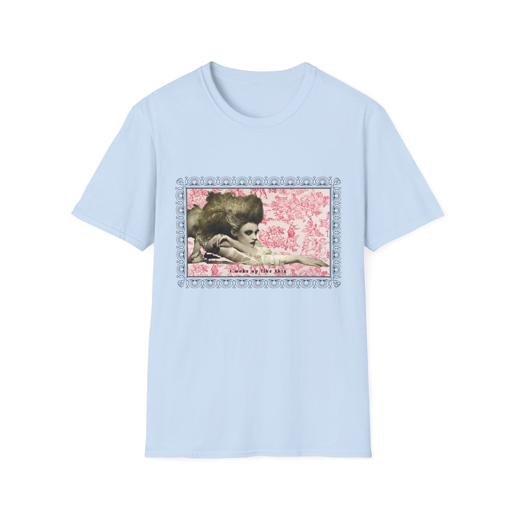 I Woke Up Like This T-Shirt | Vintage Gothic Woman Tee