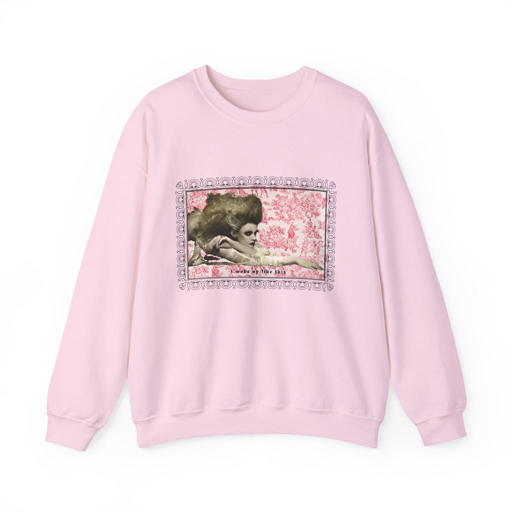 I woke Up Like This Sweatshirt   | Gothic Woman  Graphic  Crewneck