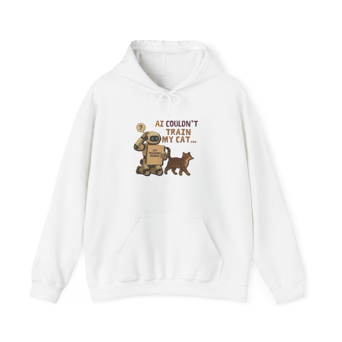 AI Couldn’t Train My Cat Sweatshirt | Funny Cat Lover Gift