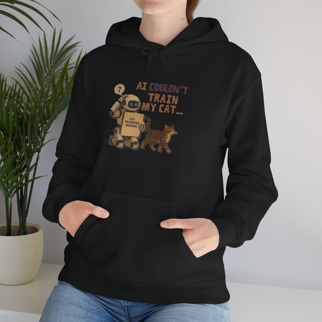 AI Couldn’t Train My Cat Sweatshirt | Funny Cat Lover Gift