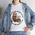 Artificial Intelligence Natural Sarcasm Sloth T-Shirt |Funny AI  Tee