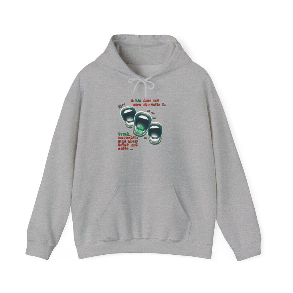 A Lie Doesn’t Care Who tells It Sweatshirt |Sarcastic Truth & Wisdom Crewneck