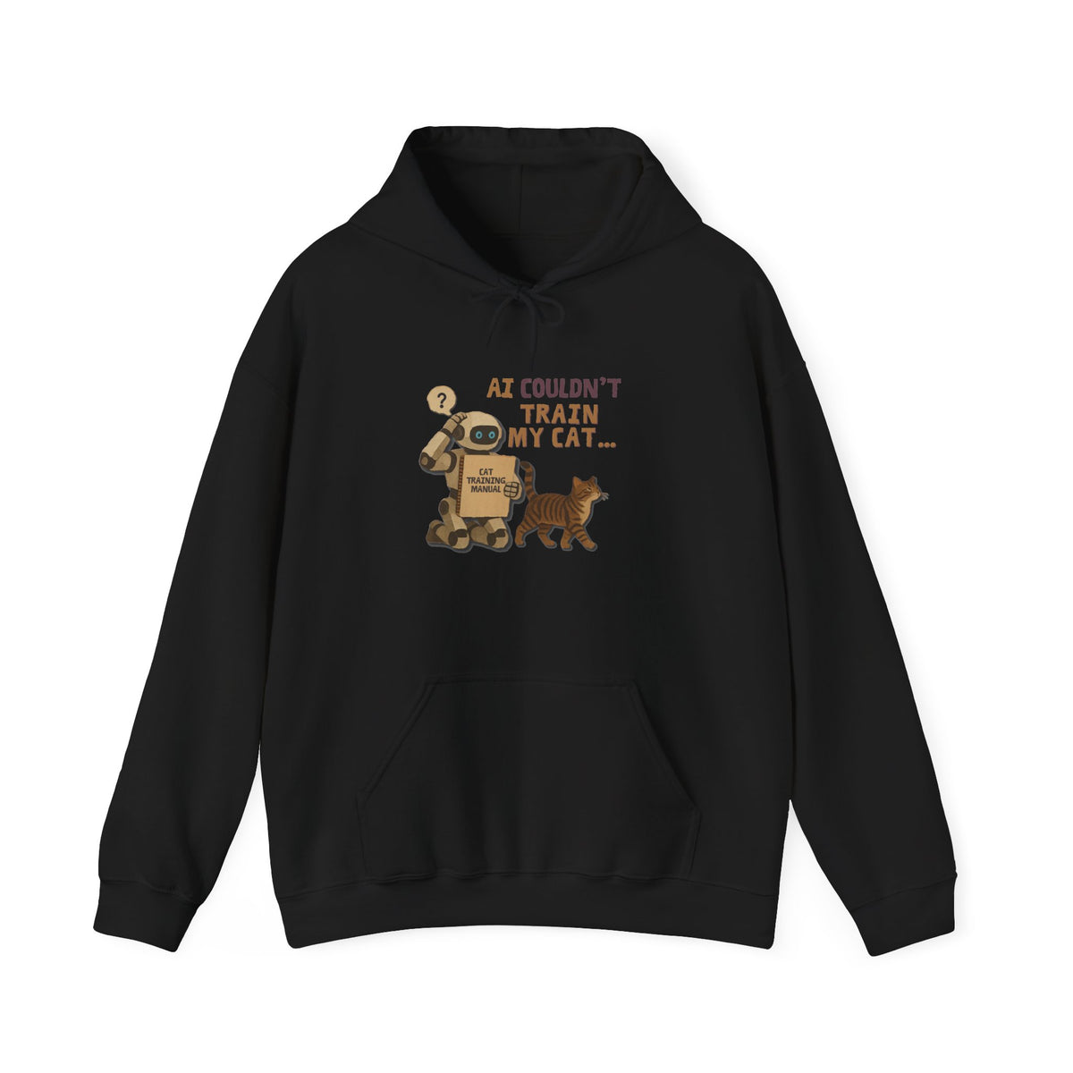 AI Couldn’t Train My Cat Sweatshirt | Funny Cat Lover Gift