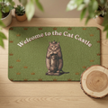 Welcome to the Cat Castle Doormat | Funny Cat Lover Welcome Mat