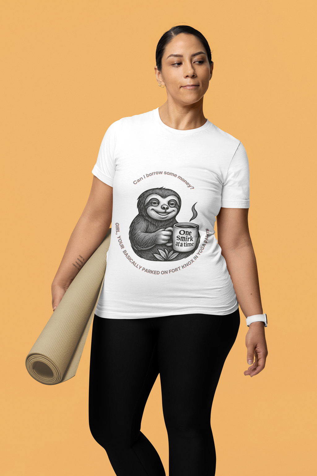 Parked on Fort Knox T-Shirt |Funny Sarcastic sloth Tee