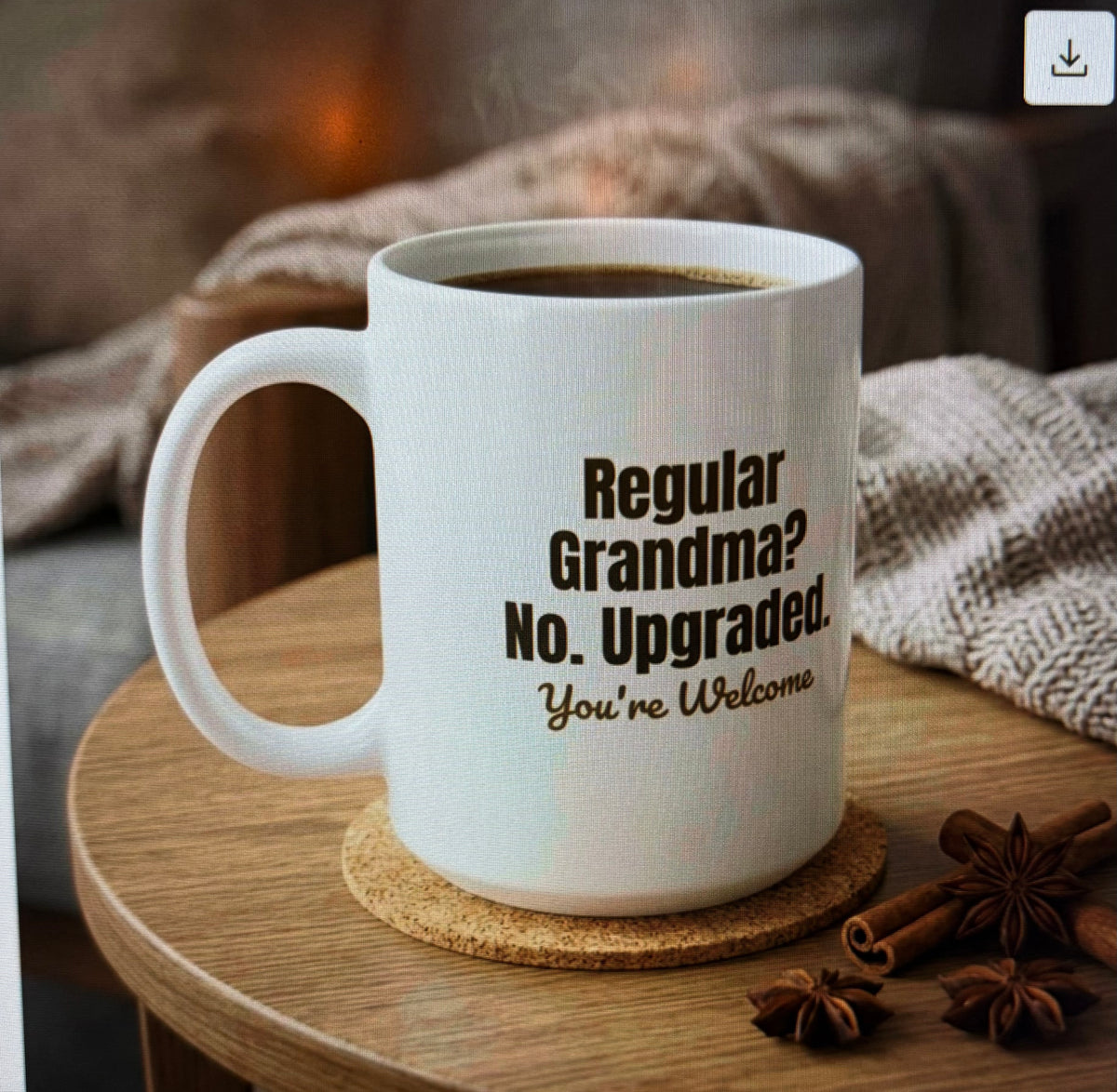 Not Regular Grandma, I’m the Upgrade Mug| Funny Grandma Gift