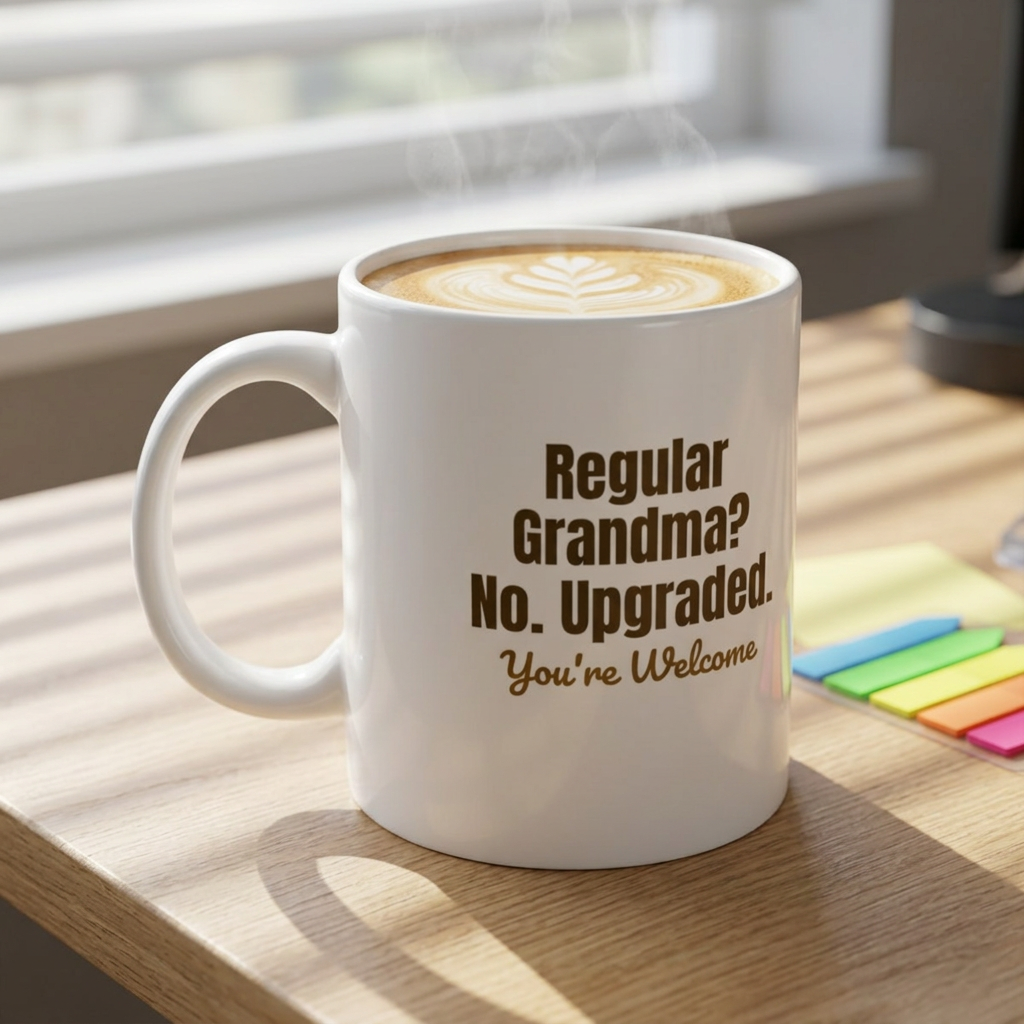 Not Regular Grandma, I’m the Upgrade Mug| Funny Grandma Gift