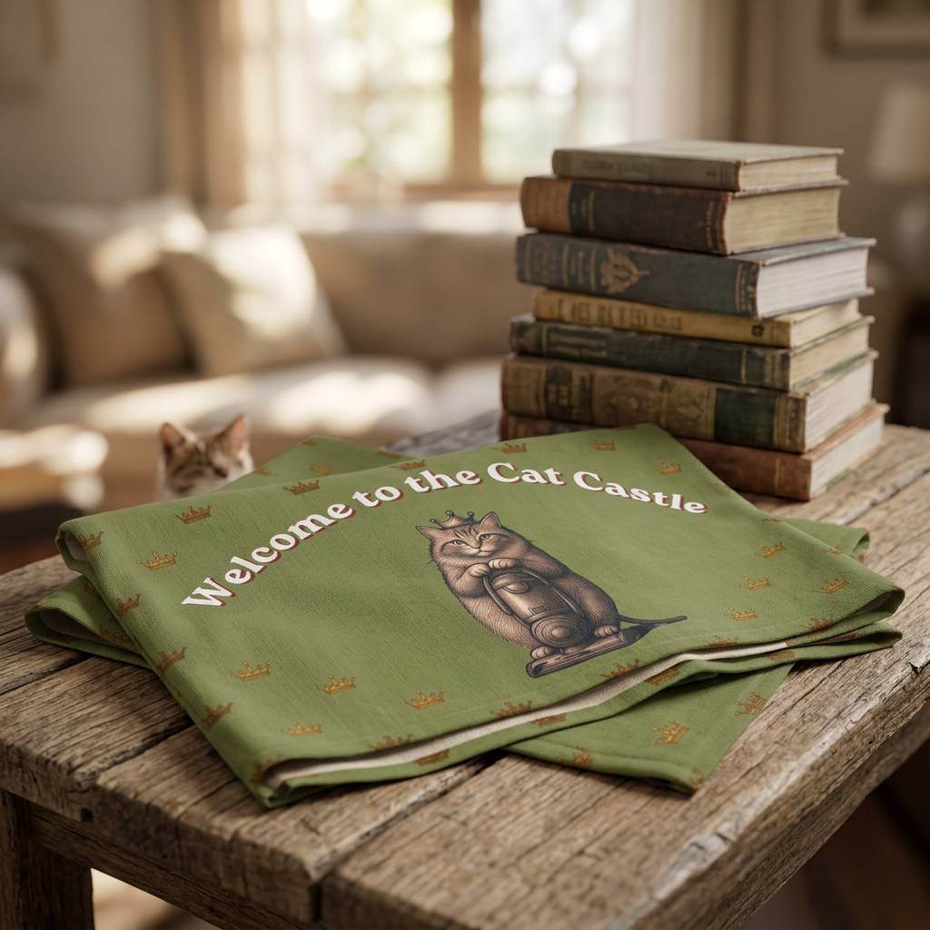 Welcome to the Cat Castle Pillowcase|Funny Cat Lover Gift