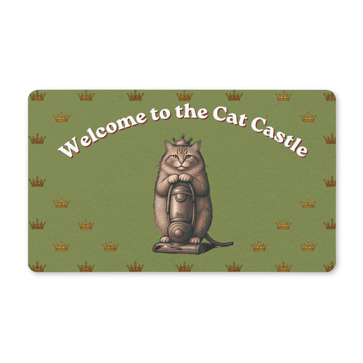Welcome to the Cat Castle Doormat | Funny Cat Lover Welcome Mat