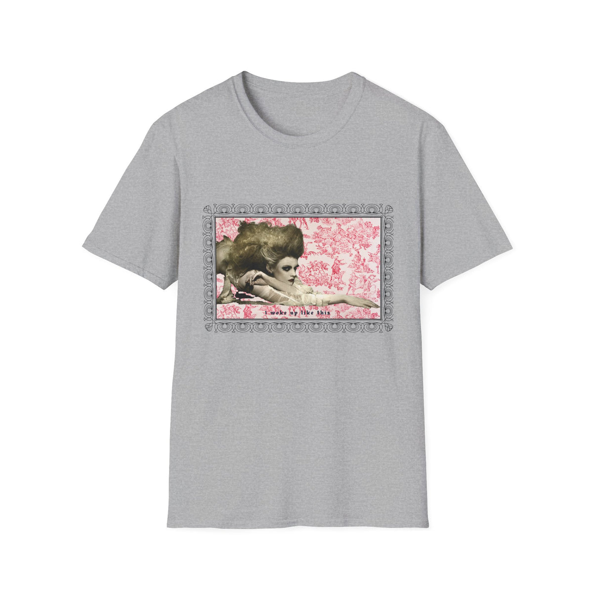 I Woke Up Like This T-Shirt | Vintage Gothic Woman Tee